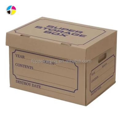 China Large Recyclable Christmas Gifts Cardboard Storage Box for sale