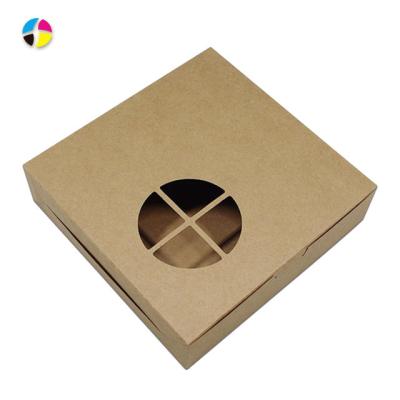 China Food Box Manufacturer Wholesale Kraft Paper Recyclable Custom Pizza Box Corrugated Paper Takeout Lunch Box for sale