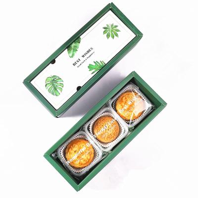 China Wholesale Cardboard Paper Food Box Cardboard Custom Paper Take Out Food Box Christmas Cake Package Box With Handles for sale