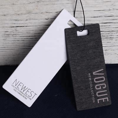 China Recyclable Garment Logo Clothing Wholesale Custom Made Tag For Clothes Shirt Cardboard Paper High Quality Tag With String for sale