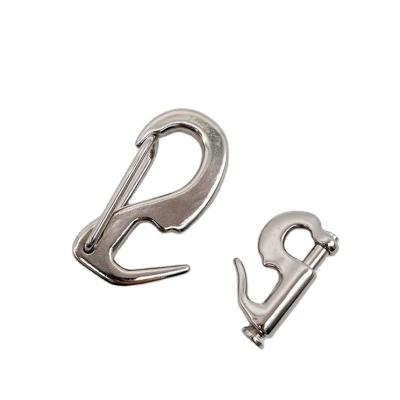 China Heavy Industry Supplier AISI304/316 Stainless Steel Snap Open End Wire Lever Hooks for sale