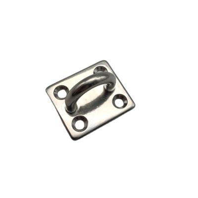 China Hot Sale Industry Stainless Steel Marine Eye Pad Square Eye Pad Plate 6mm for sale