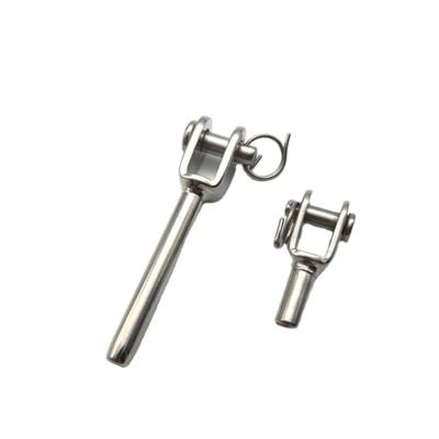 China Fittings Metal Hardware Stainless Steel Swage Fork Terminal Wire Rope Fork Lifting Terminal for sale