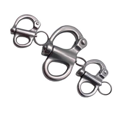 China New Design Heavy Industry Stainless Steel Quick Release Swivel Snap Anchor Shackle for sale