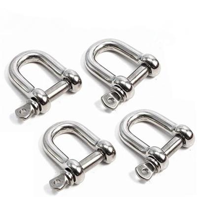 China Heavy Industry Stainless Steel 304 316 Marine Boat Anchor D Shackle for sale