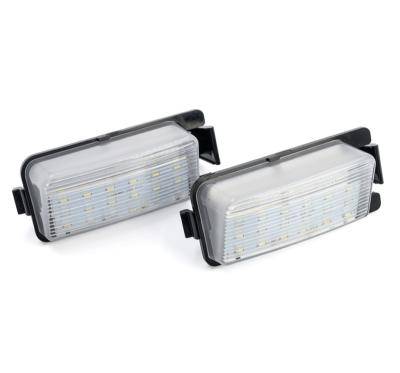 China Aluminum + PC LED License Number Plate Lights Lamp For Cube GTR Grand 350Z 370Z Nissan Versa 4D 5D Livina for sale