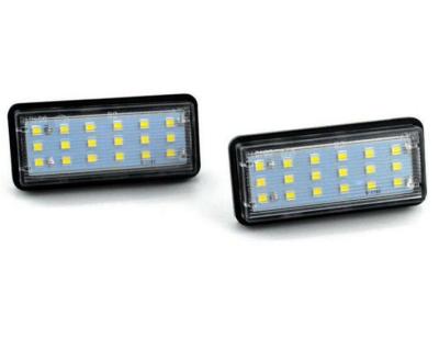 China Aluminum+PC LED License Number Number Plate Light Lamps With Canbus Emark For Toyota J100 Land Cruiser Lexus GX470 for sale