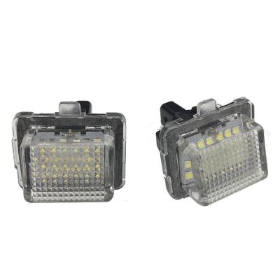 China Error Free Plastic+Aluminum Sales Car Led License Plate Led Light Lamp 12v For BENZ W204 W207 W216 W218 for sale