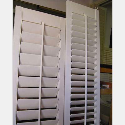 China Wholesale Easy Assembled PVC Adjustable Shutter Chinese Window Shutters for sale