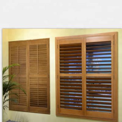 China Easy Clean Top Supply Customizable Window Blind Plantation Shutters On Windows for sale