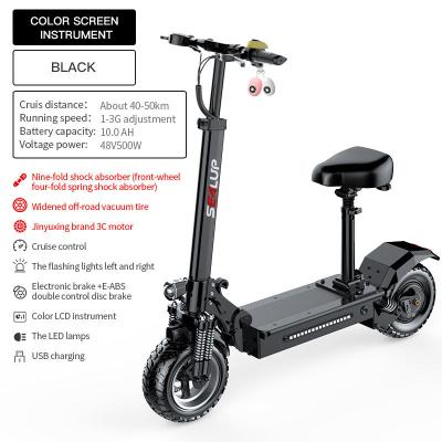 China Foldable Electric Scooters 500W Leon M365 Unisex Electric Q7 Foldable Pro Scooter for sale