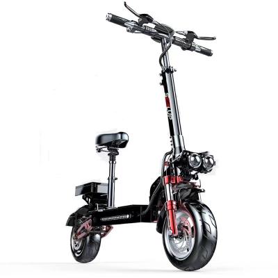 China Unisex Off Road 500w 48v 28.6ah Q25 Electric Scooter with Seat for Adult E-scooter Bike for sale