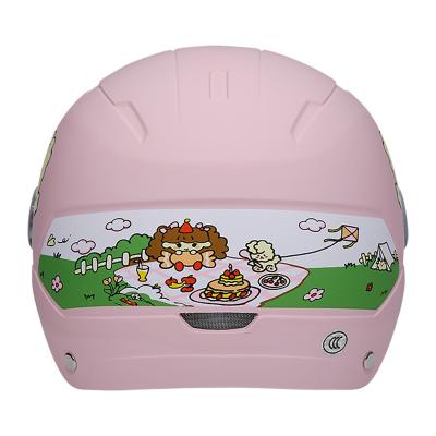 China Adult Safety Helmet Accept Orders Pink Carton Motorcycles Safety Helmet For Girls Aged 2 To 5 Years for sale