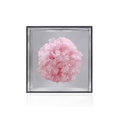 China Original Factory Acrylic Mirror Preserved Flower Gift Box Eternal Carnation Eternal Carnation Box Valentine's Day Gift Birthday Gift For Wholesale for sale