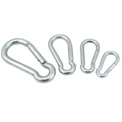 China Heavy industry 304 stainless steel 316 karabiner snap link carabiner oval hook for sale