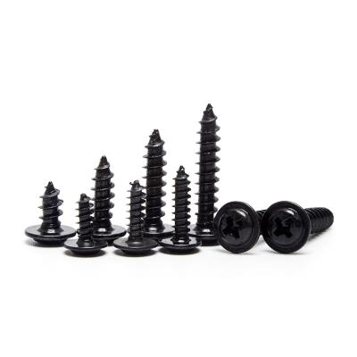 China Concrete pan carbon steel black oxide flange phil head self tapping masonry masonry ground screw for sale