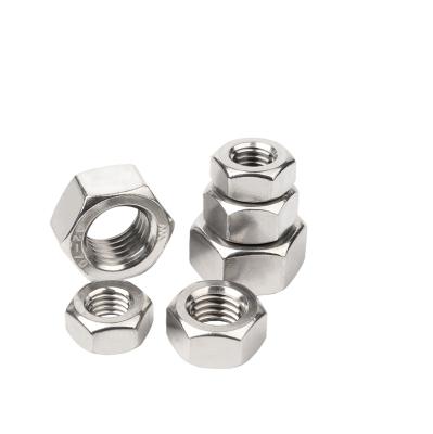 China Retail Industry SS 304 316 Stainless Steel Hex Nuts for sale