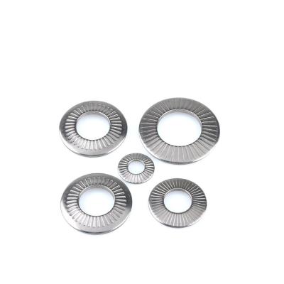 China Industrial Multi Functional Stainless Steel Wedge Lock Washer Nord Anti Loose Lock Washer for sale