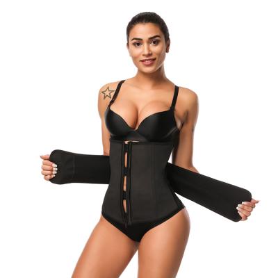 China Antibacterial in Clip and Zipper Latex Underbust Body Shaper Running 100% Antibacterial Waist Trainer for sale