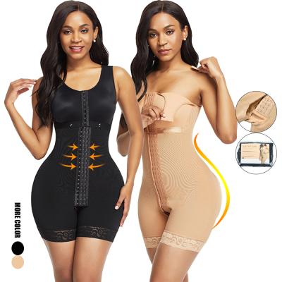 China Full Body Shaper Jumpsuit Butt Lifter Waist Trainer Corset Slimming Underwear Antibacterial Women Shapewear for sale