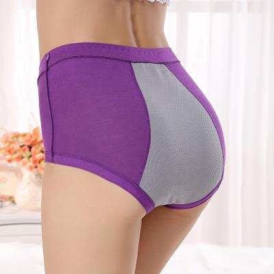 China Breathable High Waist Side Leakage Anti Pocket Bamboo Fiber Womens Physiological Pants for sale