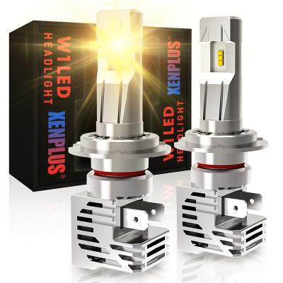 China Auto Led Headlight China Supplier W1 ZES Chip 50W 10000Lm H7 Auto Fog Light Car Motorcycle Led Headlight Bulb for sale