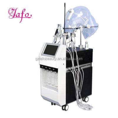 China Hot Sale Exfoliators IF-826B 12 In 1 Hydra Dermabrasion Oxygen Skin Hyperbaric Oxygen Facial Machine With CE for sale