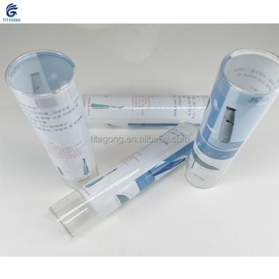 China Other Plastic Round Plastic Box Cylinder PVC Transparent Box Packaging for sale