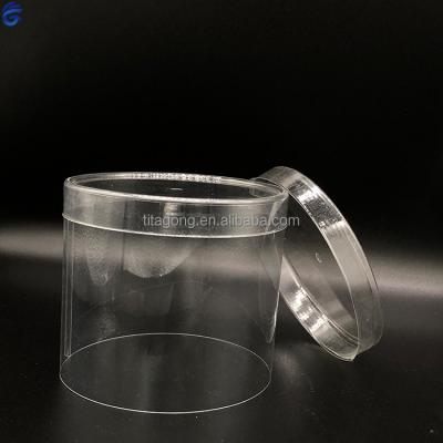 China Other custom transparent transparent plastic box PVC packing box pet plastic box transparent crimping cylinder for sale