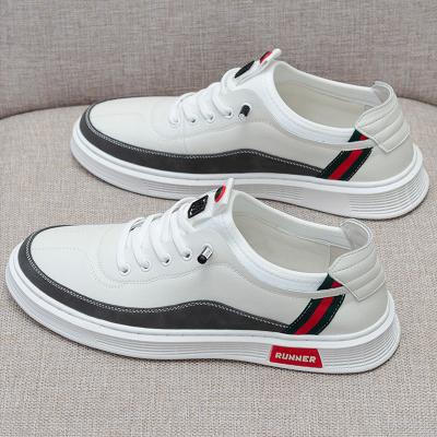 China Fashion Trend Men's New Korean Casual Fashion Personality Men Sport Shoe Walking Style Shoes White for sale