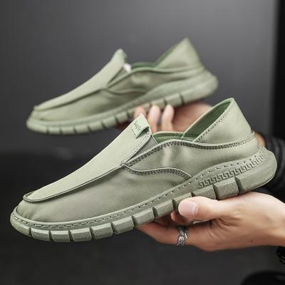 China Fashion Trend Men's Walking Shoe Men's Canvas Shoes Breathable Sports Shoes for sale