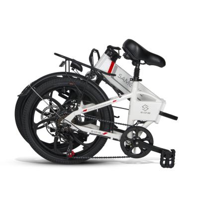 China Hot Saembike Aluminum Alloy 20lvxd30 Folding Electric Bicycle 20 Inch Warehouse Ebike E Bike Electric Bike for sale