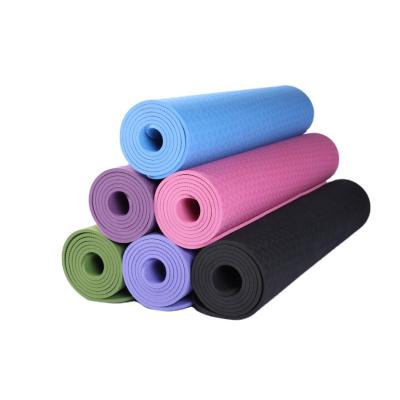 China Custom Eco Friendly Yoga Pilate Exercise Anti Slip Printed Single Layer Ordinary Patterns for sale