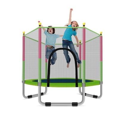 China Without Round Trampoline Indoor Kids Sales Kids Bungee Trampoline Adult Single Trampoline Hot Outdoor Net Fitness Protector With Net Guard for sale