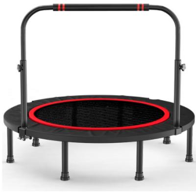 China Without Protective Net Indoor Trampoline Adults Commercial Fitness Trampoline For Sale Gymnasium High Quality Folding Trampolines With Armrests for sale