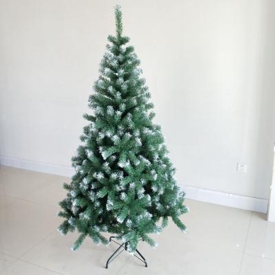 China Holiday Decoration Indoor Christmas Supplies 180cm Christmas Tree PVC Shape White Artificial Christmas Tree for sale