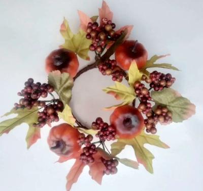 China 2021 Dried Flower Christmas Wreath By Christamas Home Decoration Christmas Ornament for sale