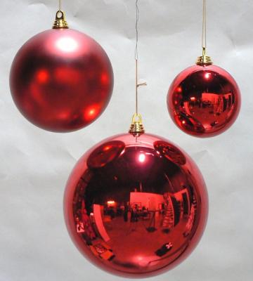 China Hotel decoration wholesale 75mm Christmas ball, commercial insurance supplier barreled ball Christmas ornament ball for sale