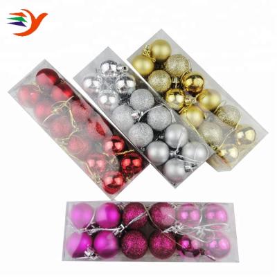 China Custom Christmas Ornament Christmas Home Decoration Factory Supply Craft Plastic Ball for sale