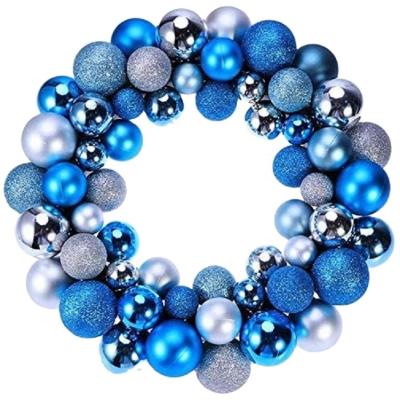 China Glitter/Shiny/Carpet Christmas Ball 13in Hanging Decoration Christmas Ball Garland Garland Christmas Tree Ball Decoration Front Entrance Holiday Party Decoration for sale