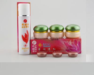 China Acne Treatment Green Cover YiQi Beauty Skin Whitening 2+1 Effective 7 Day Cream Set for sale