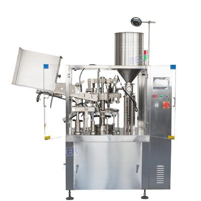 China Beverage Bespacker XPNF-30 Cosmetic Cream Plastic Aluminum Tube Filling And Sealing Machine for sale