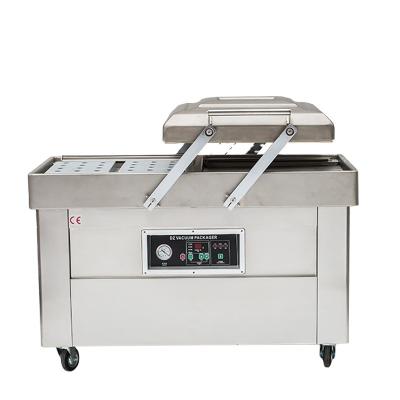 China DZ-400/2SB Factory Price Double Chamber Double Chamber Vegetable Vacuum Sealing Machine Sausage Packing Food Vacuum Sealer Multifunctional Seafood Fish Food for sale