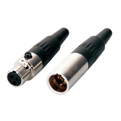 China audio & Mini XLR Video High Quality 3 Pin Female And Male Audio Connector for sale