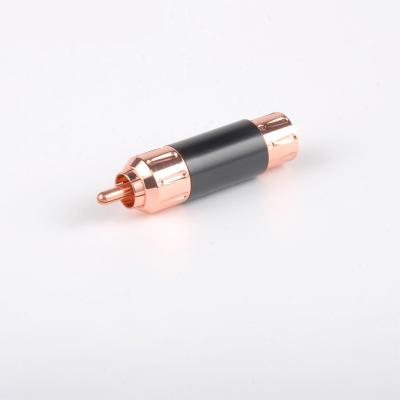 China audio & JOINAUDIO JMZY003 Signal Transfer Connector Purple Copper Plated Audio Visual RCA HIGH END Sound Terminal Good for sale