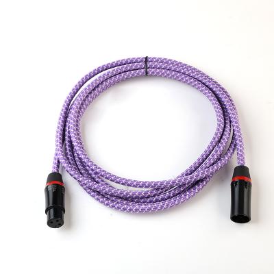 China Packaging Microphone OEM CE Approved Professional XLR Male To Female PVC Microphone Cable 6.8mm OD.7.9MM.OFC for sale