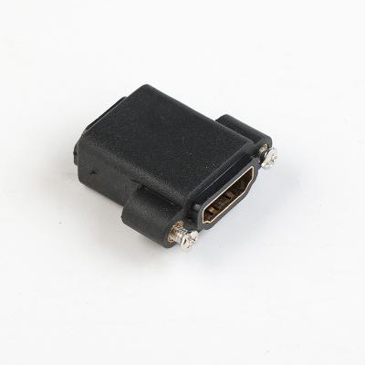 China audio & High Bandwidth Digital Plug Plastic Black Audio Video Jack For TV DVD Desktop Connector for sale