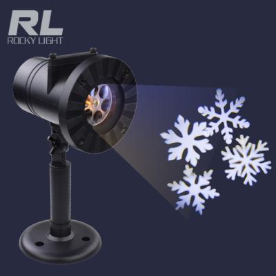 China Garden Santa Claus Holiday Snowflake News Living Laser Projector Light for sale