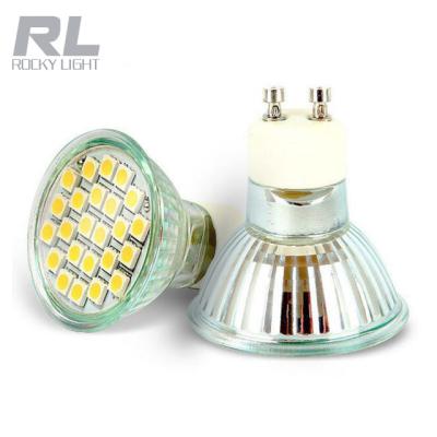 China Residential Spot Lamp 85-265V MR16 LED Light Bulbs 3W 5W 7W SMD Glass Ceiling GU10 LED Bulb Light for sale