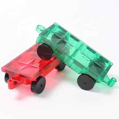 China 2pcs MNTL Plastic Magnetic Tile Construction Toy Supplier ABS Building Block Educational Toys for sale